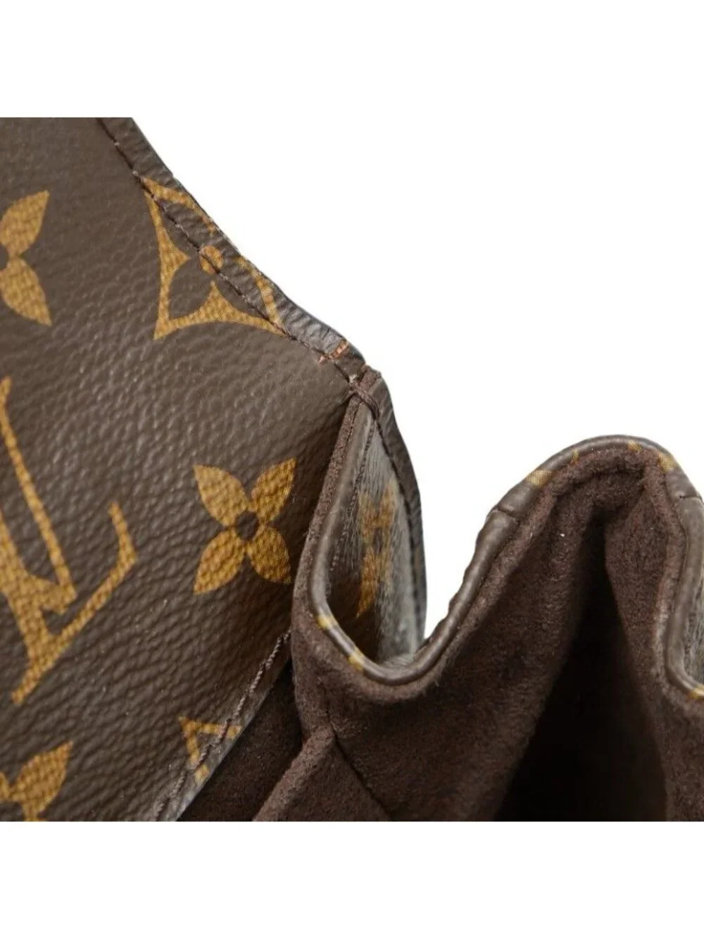 Louis Vuitton Monogram Pochette Metis MM 2-Way Shoulder Bag Brown Leather